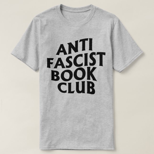 Camiseta Club de libros antifascista (Diseño del anverso)