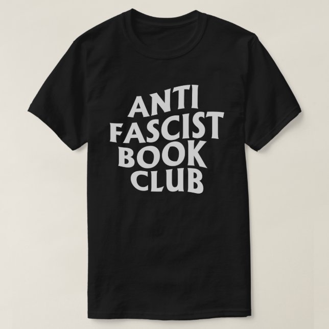 Camiseta Club de libros antifascista (Diseño del anverso)