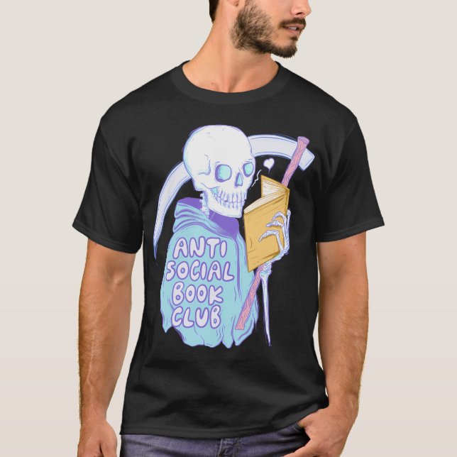 Camiseta Club de libros antisociales (Anverso)