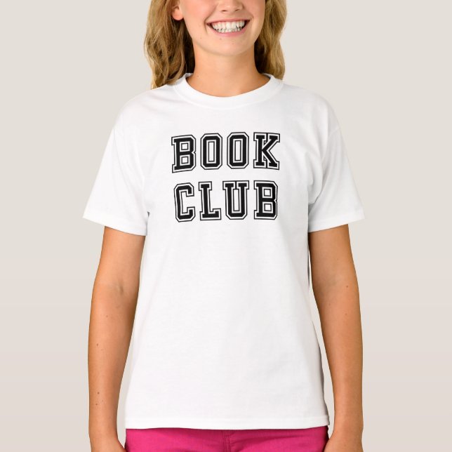 Camiseta Club de libros de estilo variado (Anverso)