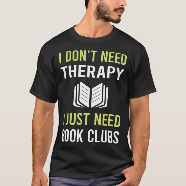 Camiseta Club de libros de terapia (Anverso)