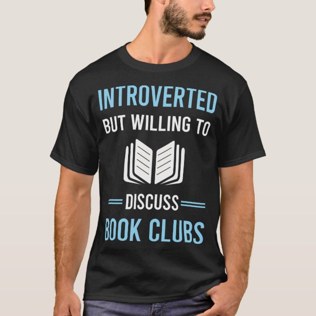 Camiseta Club de Libros Introvertido (Anverso)