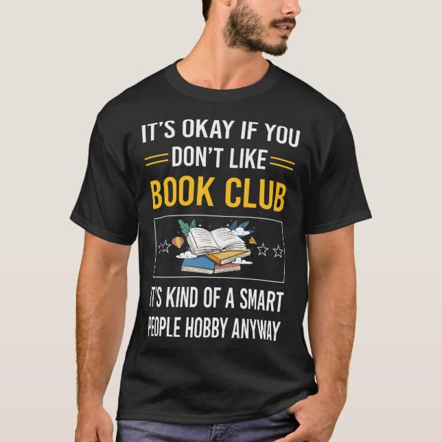 Camiseta Club de libros para personas inteligentes (Anverso)