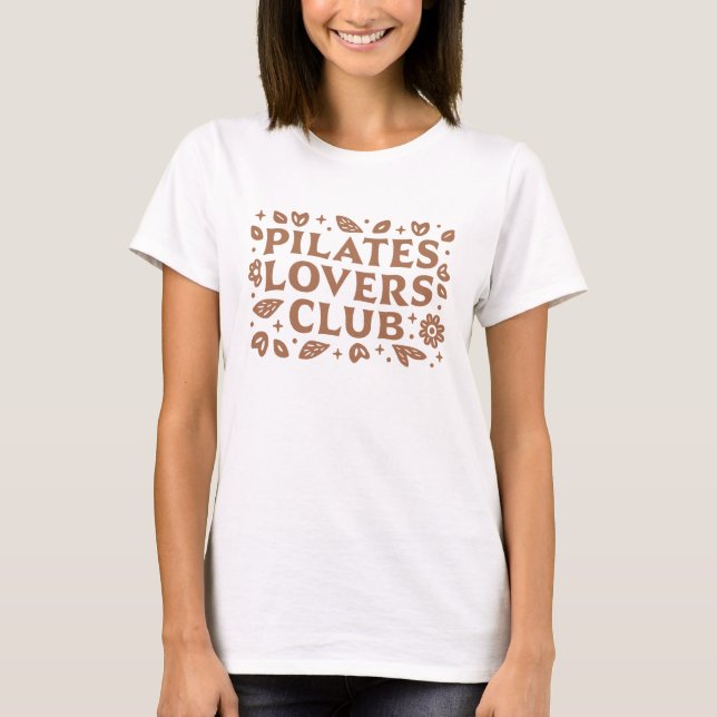 Camiseta Club de los amantes de los Pilates (Anverso)