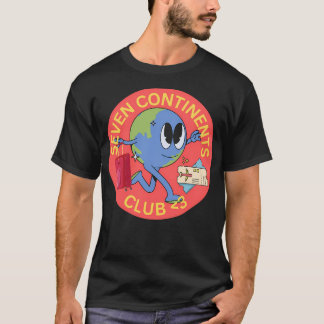 Camiseta Club de los Siete Continentes Dibujos Animados