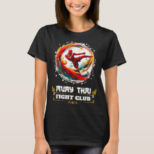 Camiseta Club de Lucha de Muay Thai MMA Kickboxing Boxeo Ta