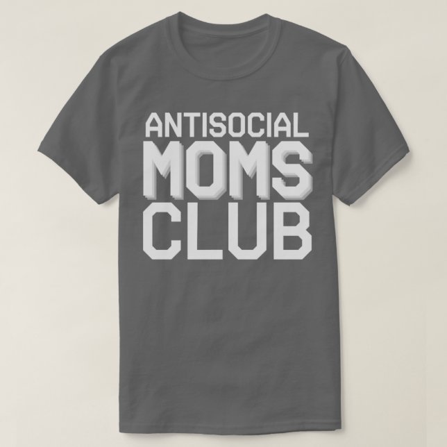 Camiseta club de madres antisociales (Diseño del anverso)