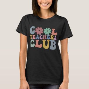 Camiseta Club de maestros geniales Retro Groovy Volver a la