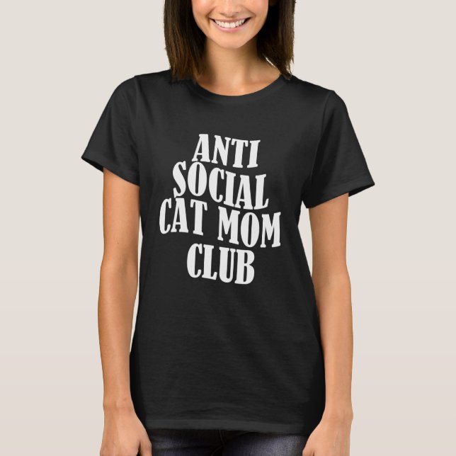 Camiseta Club de mamás anti-sociales 5 (Anverso)