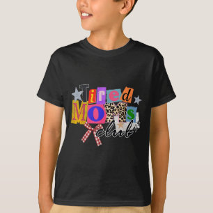 Camiseta Club de Mamás Cansadas Amante del Café Divertido V