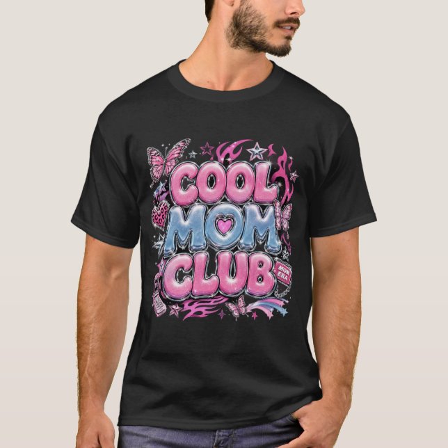 Camiseta club de mamás geniales (Anverso)