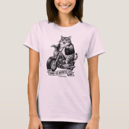 Camiseta Club de Motociclistas Chonky-Cat