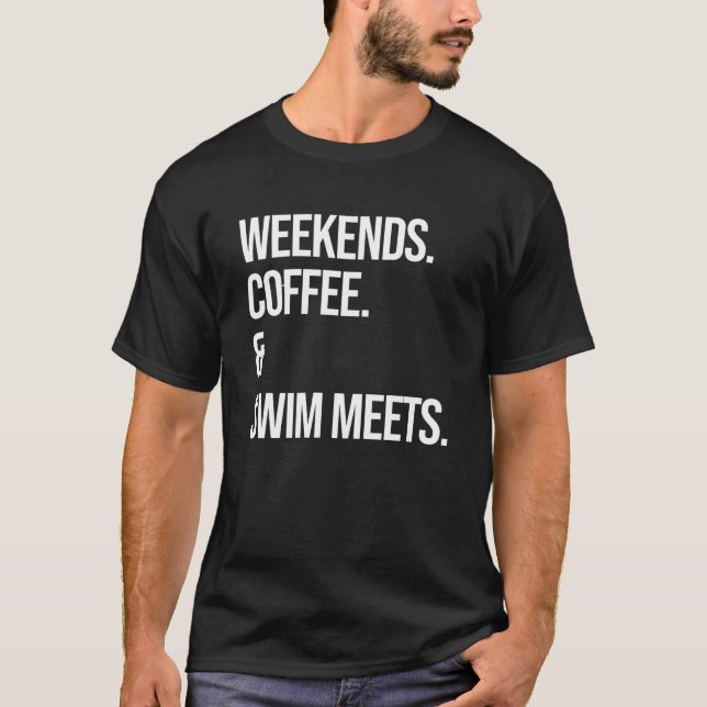 Camiseta Club de natación Coffee & Swim Meets (Anverso)