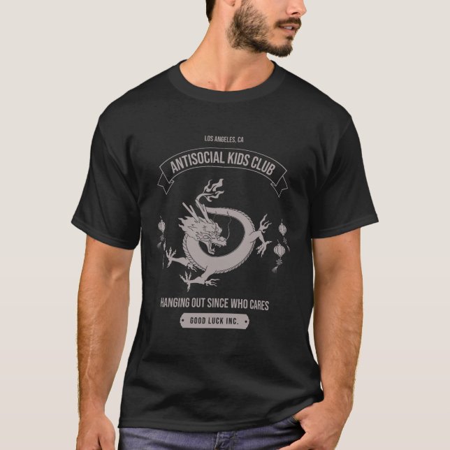 Camiseta Club de Niños Antisociales (Anverso)