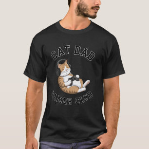 Camiseta Club de Papá Gamer de Videojuegos Jugador Papá F