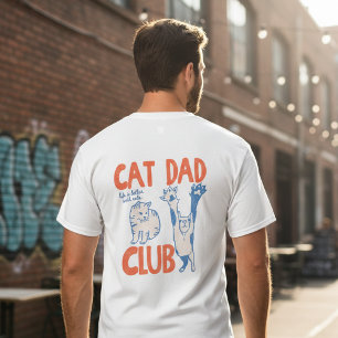 Camiseta Club de Papá Gato Regalo Genial para Hombres Padre