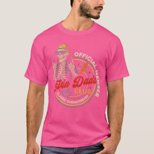 Camiseta Club de papá gemelo Papá de triunfos Esqueleto div