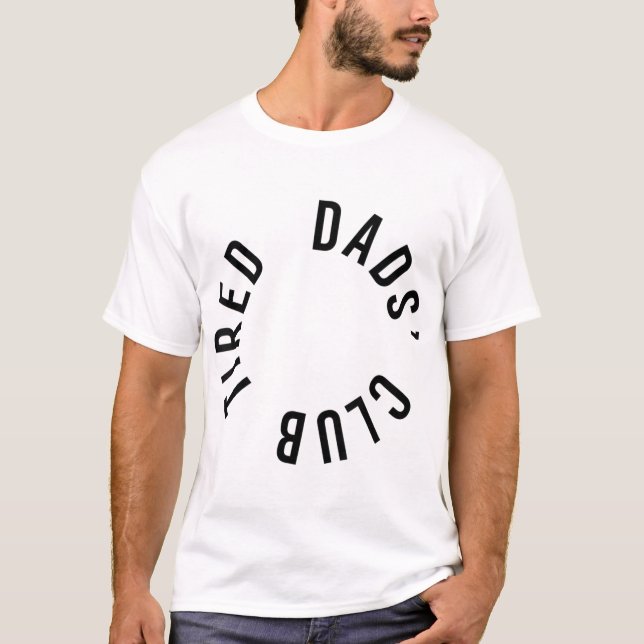 Camiseta Club de Papás Cansado Nuevo Padre Padres Nuevos Pa (Anverso)