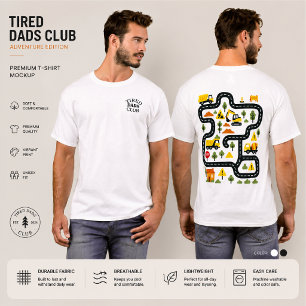 Camiseta Club de Papás Cansados, Pista de Carreras