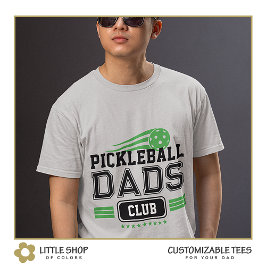 Camiseta Club de Papás de Pickleball Estilo Universitario P