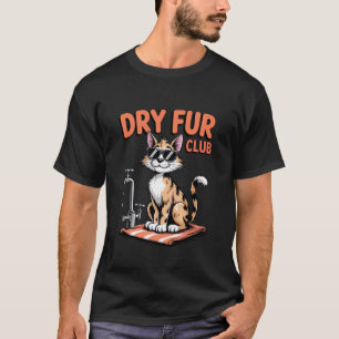 Camiseta Club de Pelo Seco Gato Divertido Anti Agua Gato
