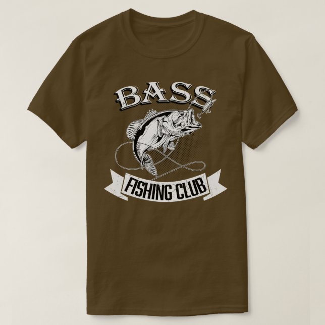 Camiseta Club de Pesca de Bass (Diseño del anverso)