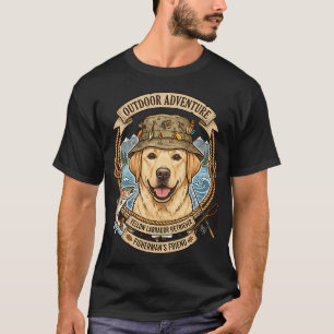 Camiseta Club de Pesca del Labrador Amarillo Pescador Exter
