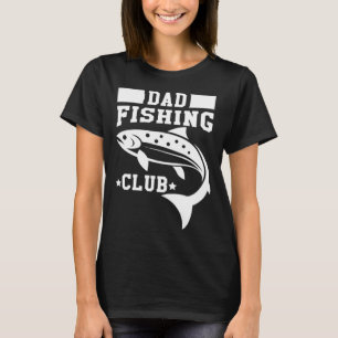 Camiseta Club de Pesca del Papá Compañero de Pesca Pescador