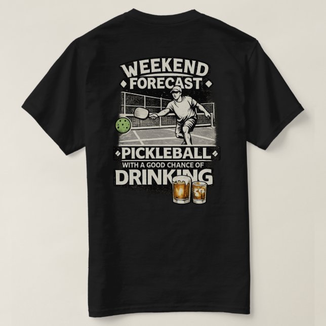 Camiseta Club de Pickleball (Reverso del diseño)