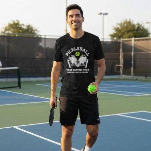 Camiseta Club de Pickleball Remo y Pelota de Pickleball Per