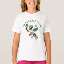 Camiseta Club de Pickleball Retro para Niños - Per