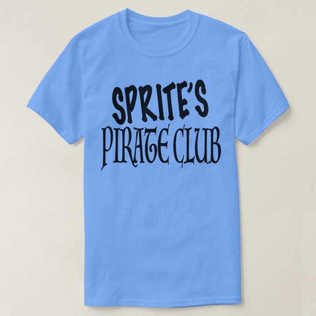 CAMISETA CLUB DE PIRATAS DE SPRITES (Diseño del anverso)