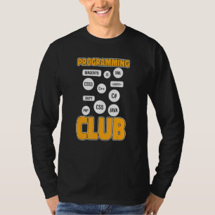 Camiseta Club de Programador Desarrollador de Software Prog