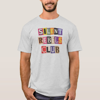 Camiseta Club de Rebeldes Silenciosos Tipografía Retro Coll