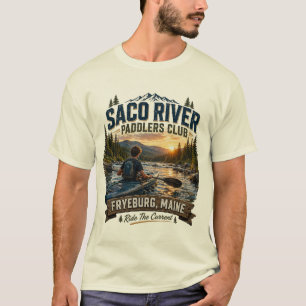 Camiseta Club de Remo del Río Saco Fryeburg Maine Adolescen