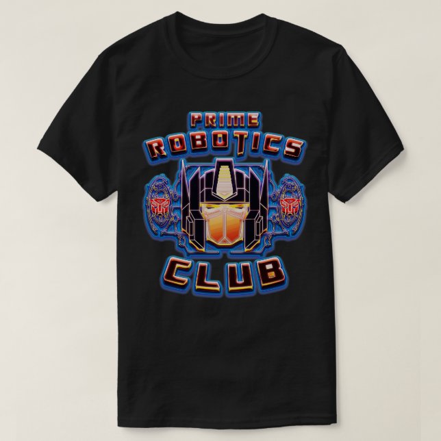 Camiseta Club de robots Prime (Diseño del anverso)
