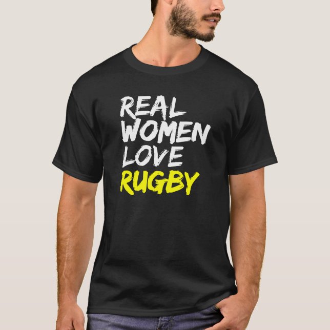 Camiseta Club de Rugby dice a las damas de verdad que las m (Anverso)