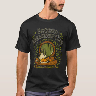 Camiseta Club de Segundo Desayuno Brunch Retro Cottagecore