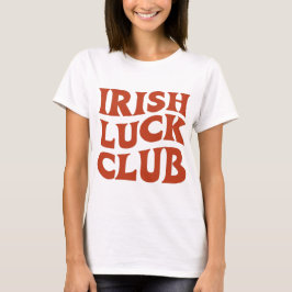 Camiseta Club de Suerte Irlandesa – Día de San Patricio Ret
