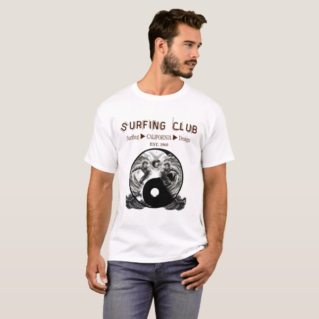 Camiseta Club de Surf (Anverso completo)