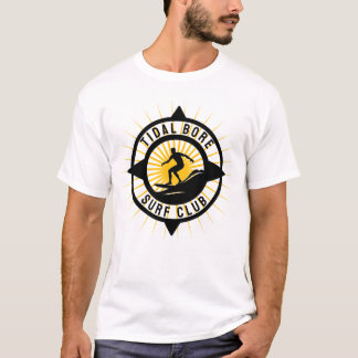 Camiseta Club de Surf de Onda de Marea