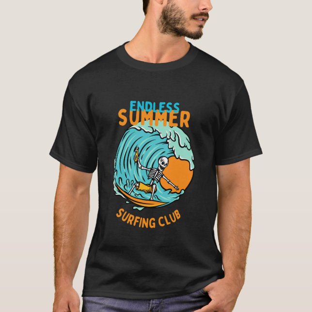 Camiseta Club de surf de verano infinito (Anverso)