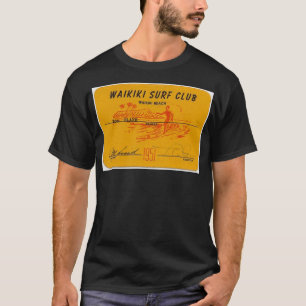 Camiseta club de surf de waikiki