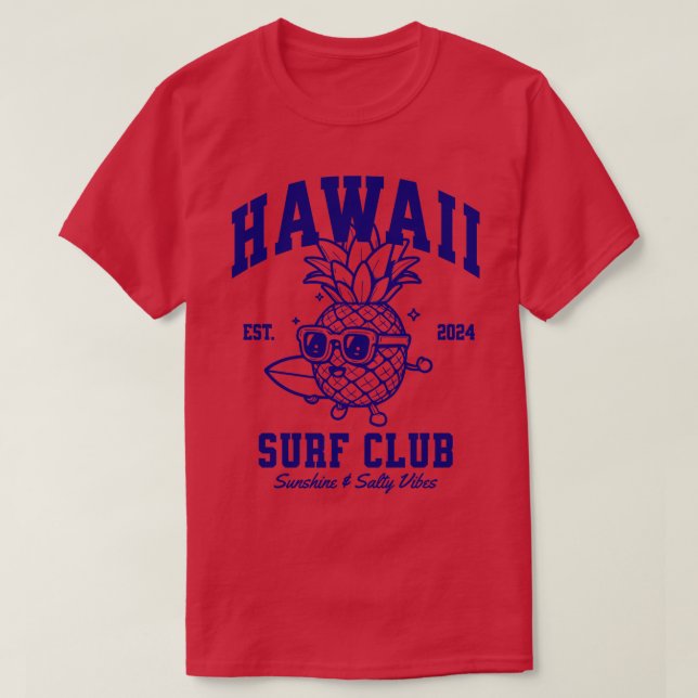 Camiseta Club de Surf Hawaii BL TShirt (Diseño del anverso)