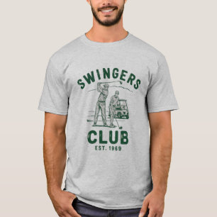 Camiseta Club de Swingers Divertido Sarcástico Golfista de 