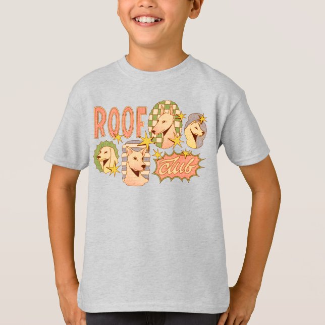 Camiseta Club de techo / Ilustraciones de perro (Anverso)
