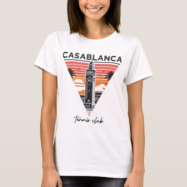 Camiseta club de tenis de casablanca (Anverso)