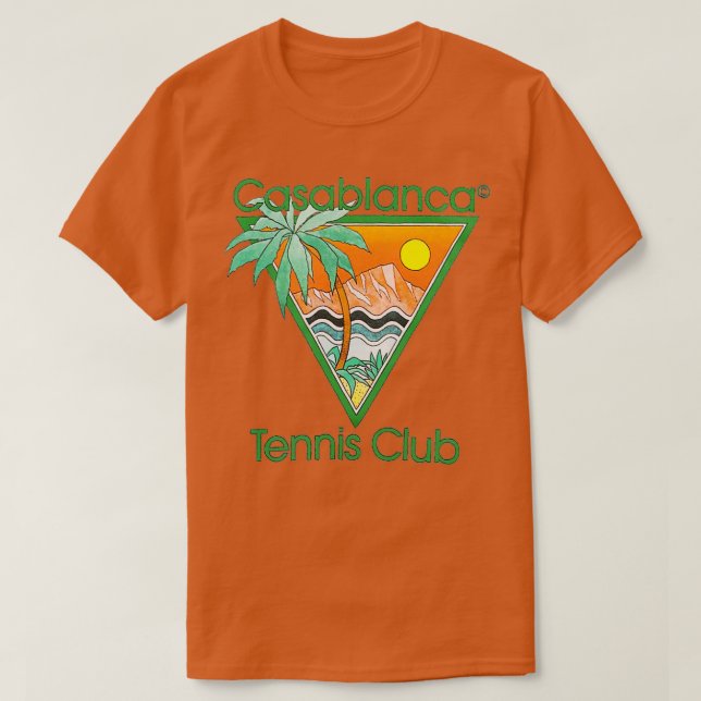 Camiseta Club de tenis de Casablanca (Diseño del anverso)