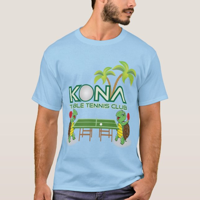 Camiseta Club de tenis de mesa de Kona (Anverso)
