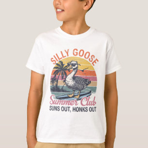 Camiseta Club de verano Silly Goose Amante del surf Viaje a